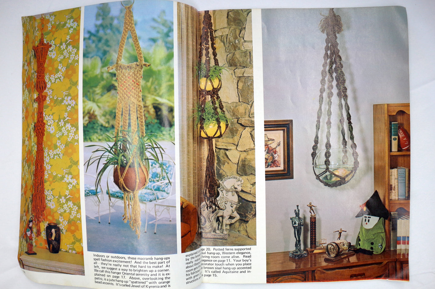 Vintage Macrame Hang Ups Magazine