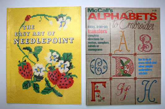 McCalls Alphabets to Embroider or The Easy Art of Needlepoint
