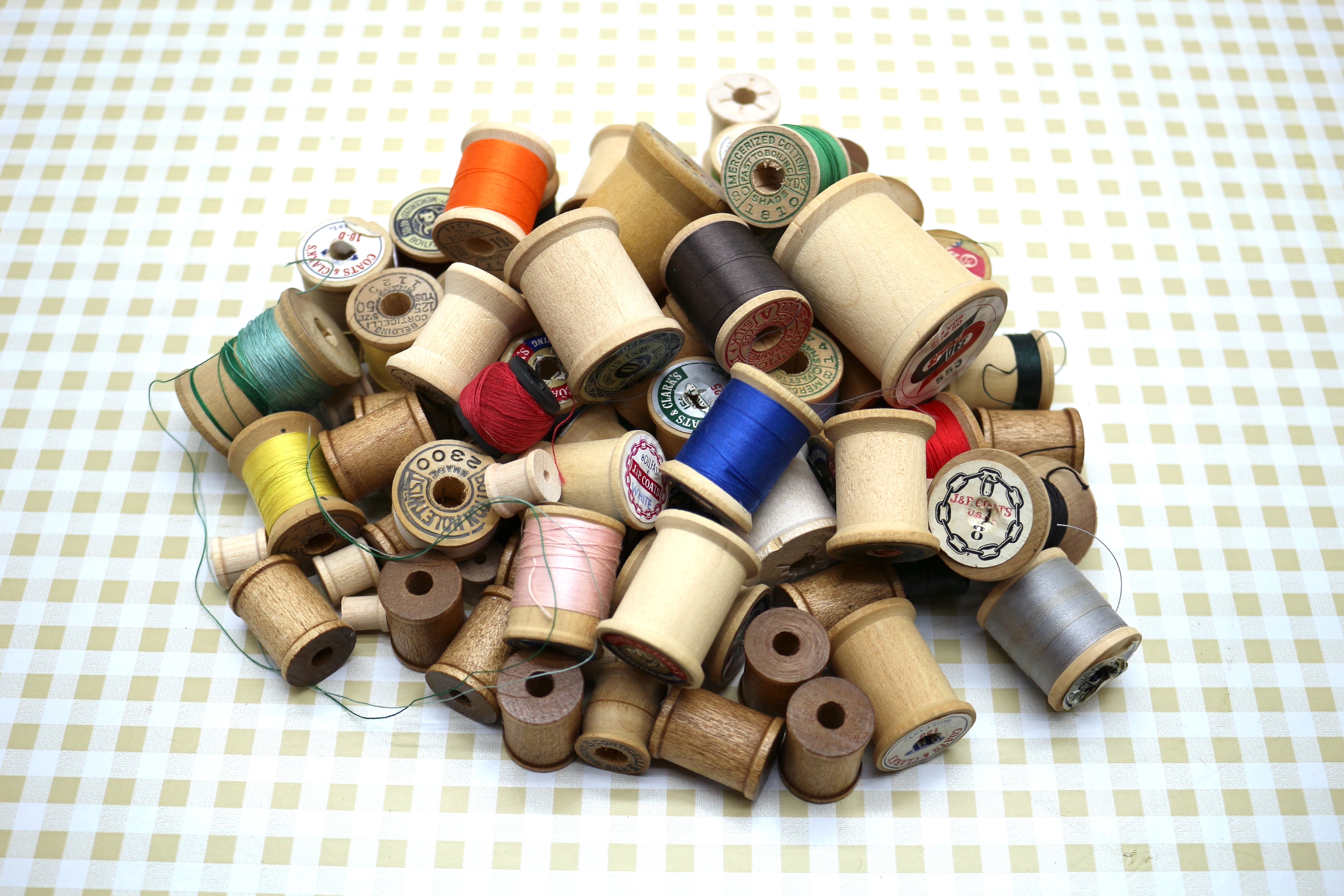 1 pound of Vintage Wood Thread Spools – Makeropolis