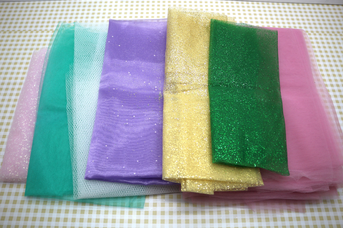 1/2 pound Variety of Tulle Fabric, Tulle Gift Wrap, Gift Embellishment, Craft Supplies