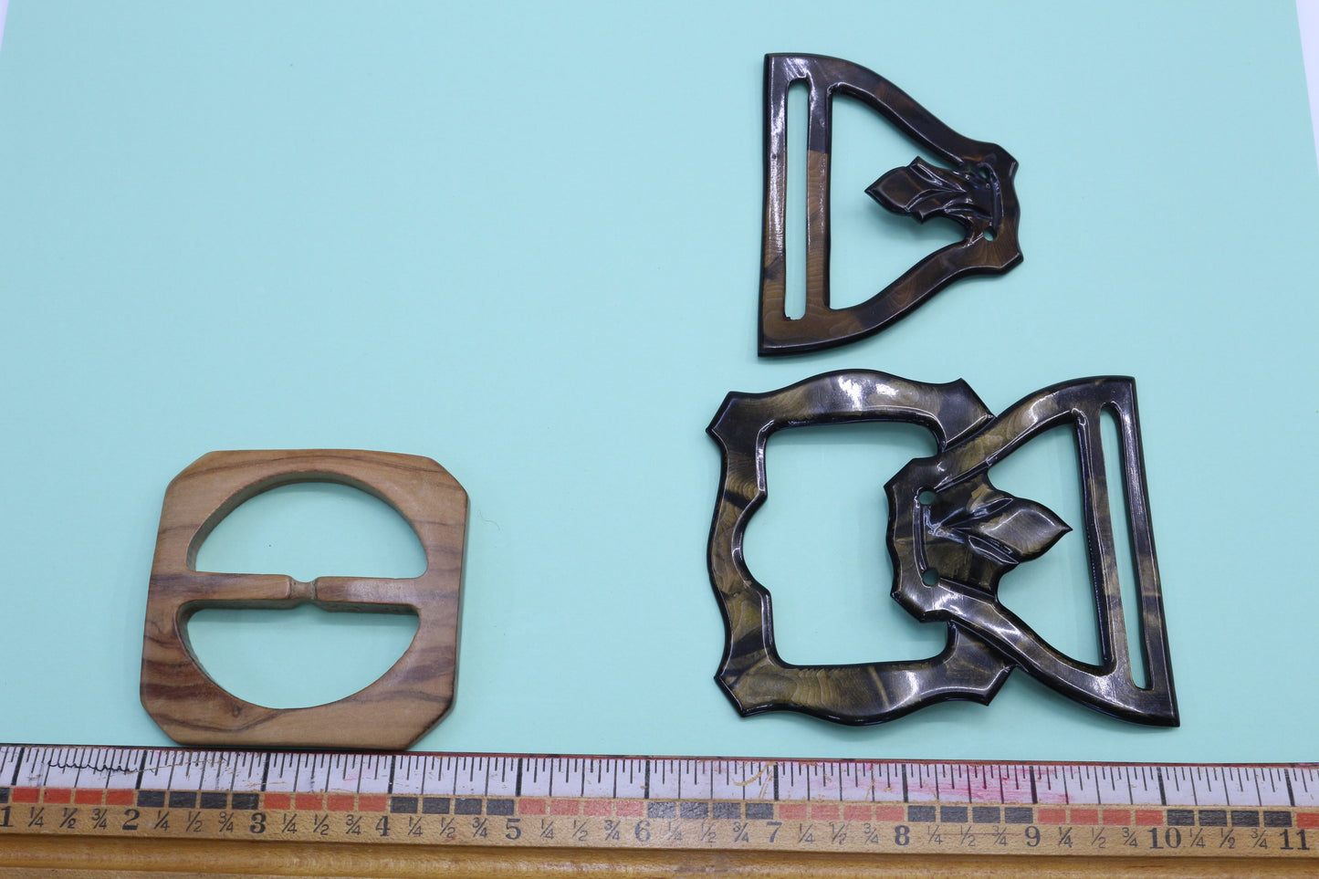 Belt Buckles Wood or Plastic