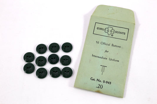 Vintage Girl Scout Buttons Bundle