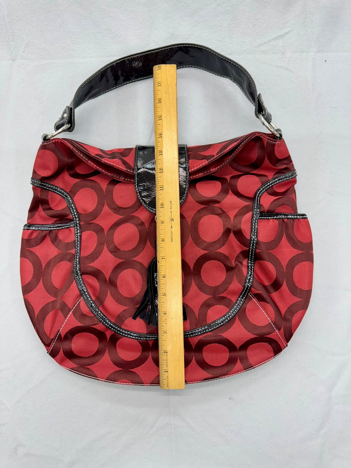 Boho Bag Red – Secondhand Bag for Upcycling or Everyday Use