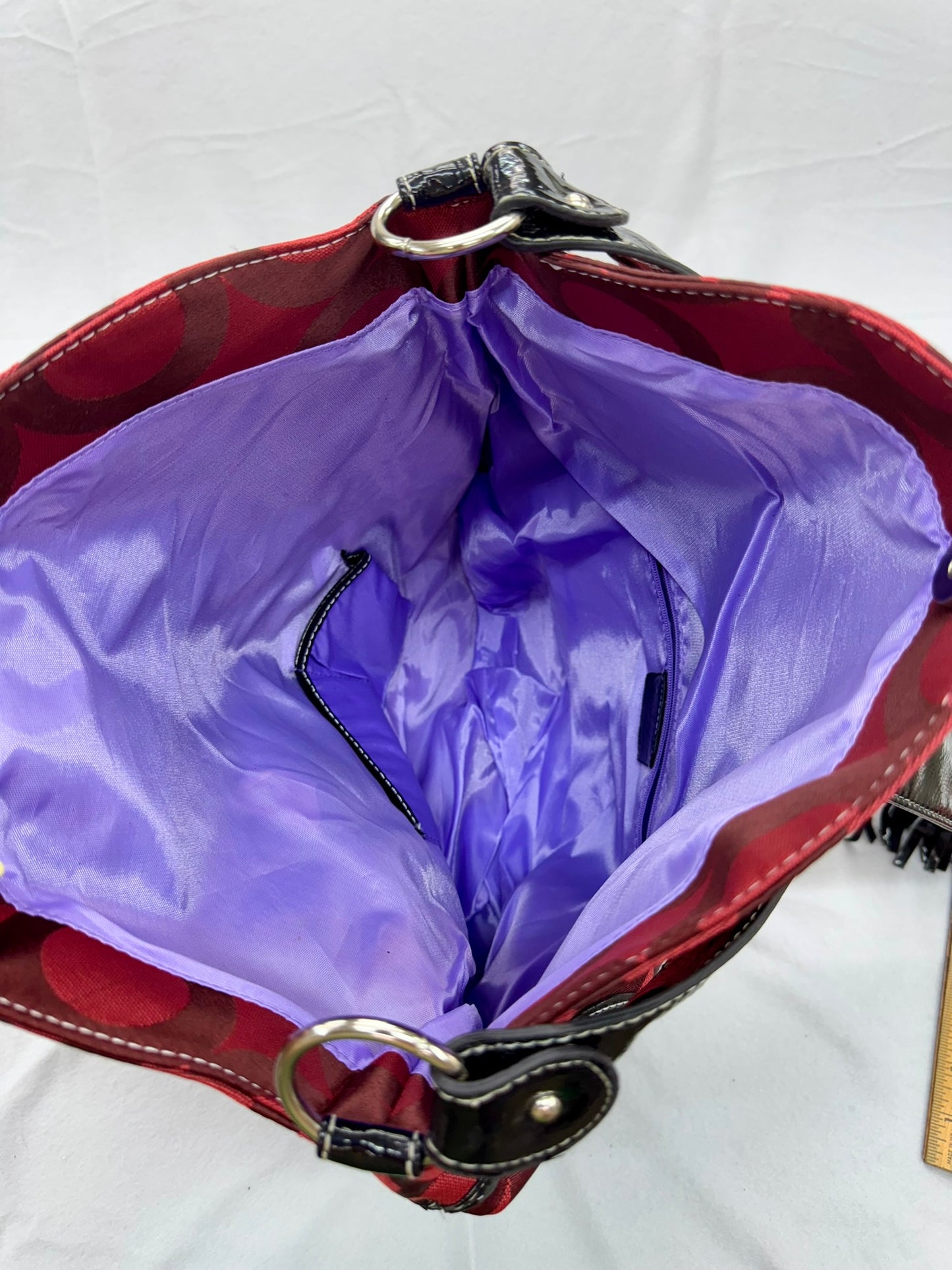 Boho Bag Red – Secondhand Bag for Upcycling or Everyday Use