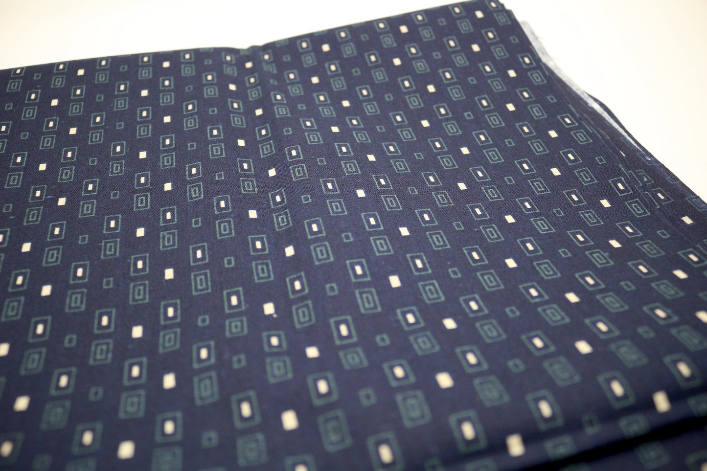 80" Geometric Design Cotton Fabric 45" x 2 yds