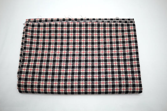 Chalkboard Plaid Cotton Fabric 43" x 1.5 yds