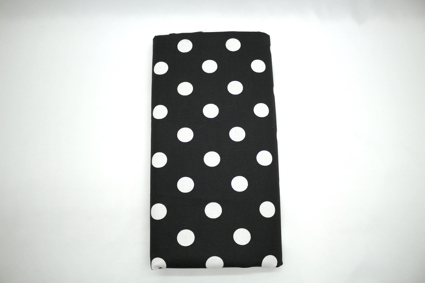 Black with White Polka Dot Utility Fabric 45" x 2.5 yds