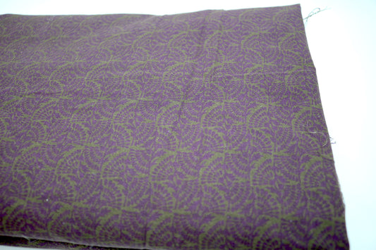 Purple Sweeper Cotton Fabric 42" x 5.25 yds