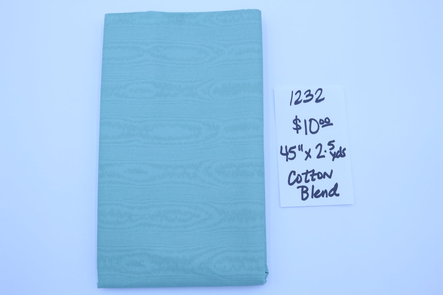 Green Woodgrain Cotton BLend Fabric 45" x 2.5 yds