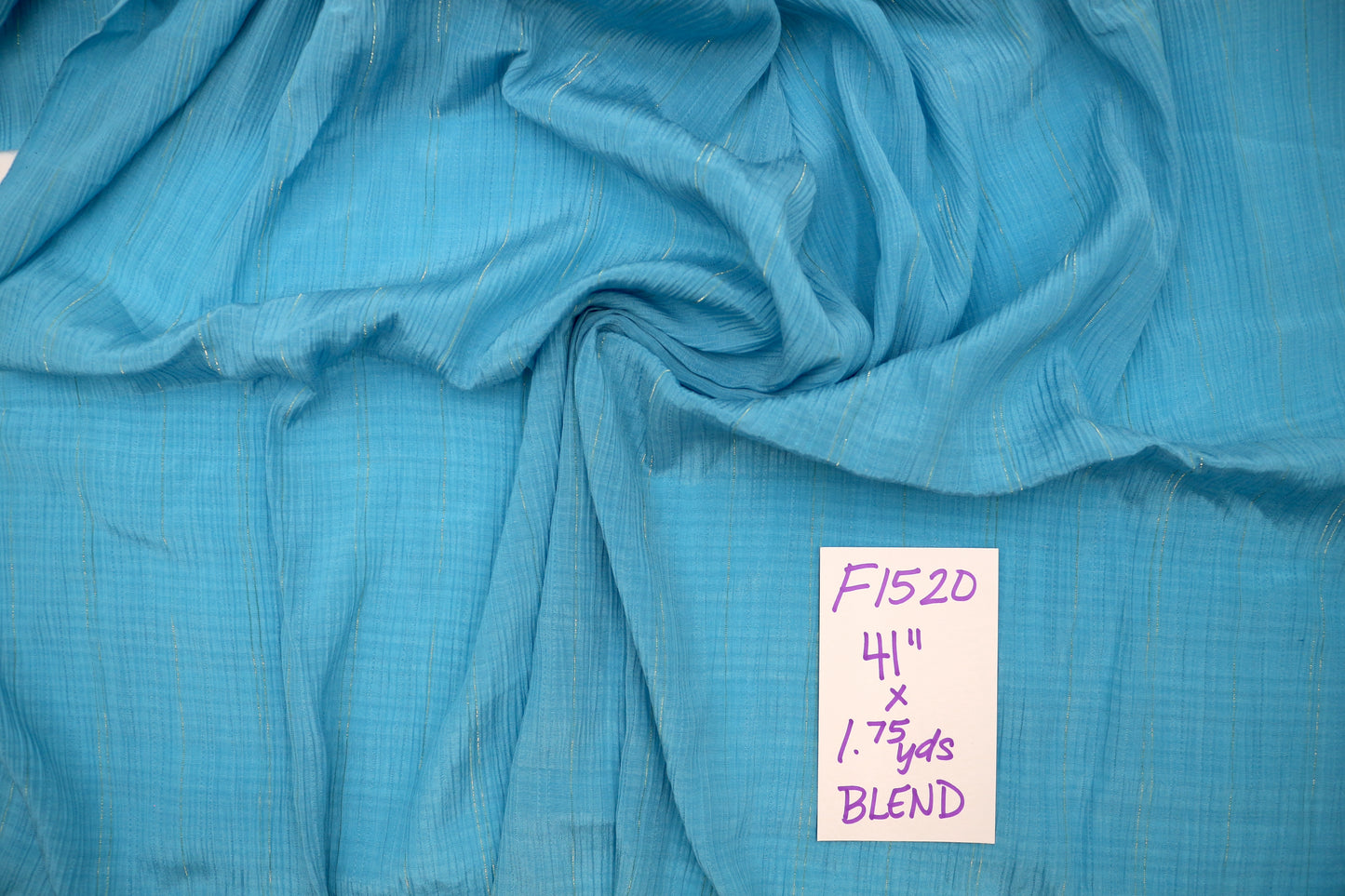 Jazzy's Blue Nights Blend Fabric 41" x 1.75 yds