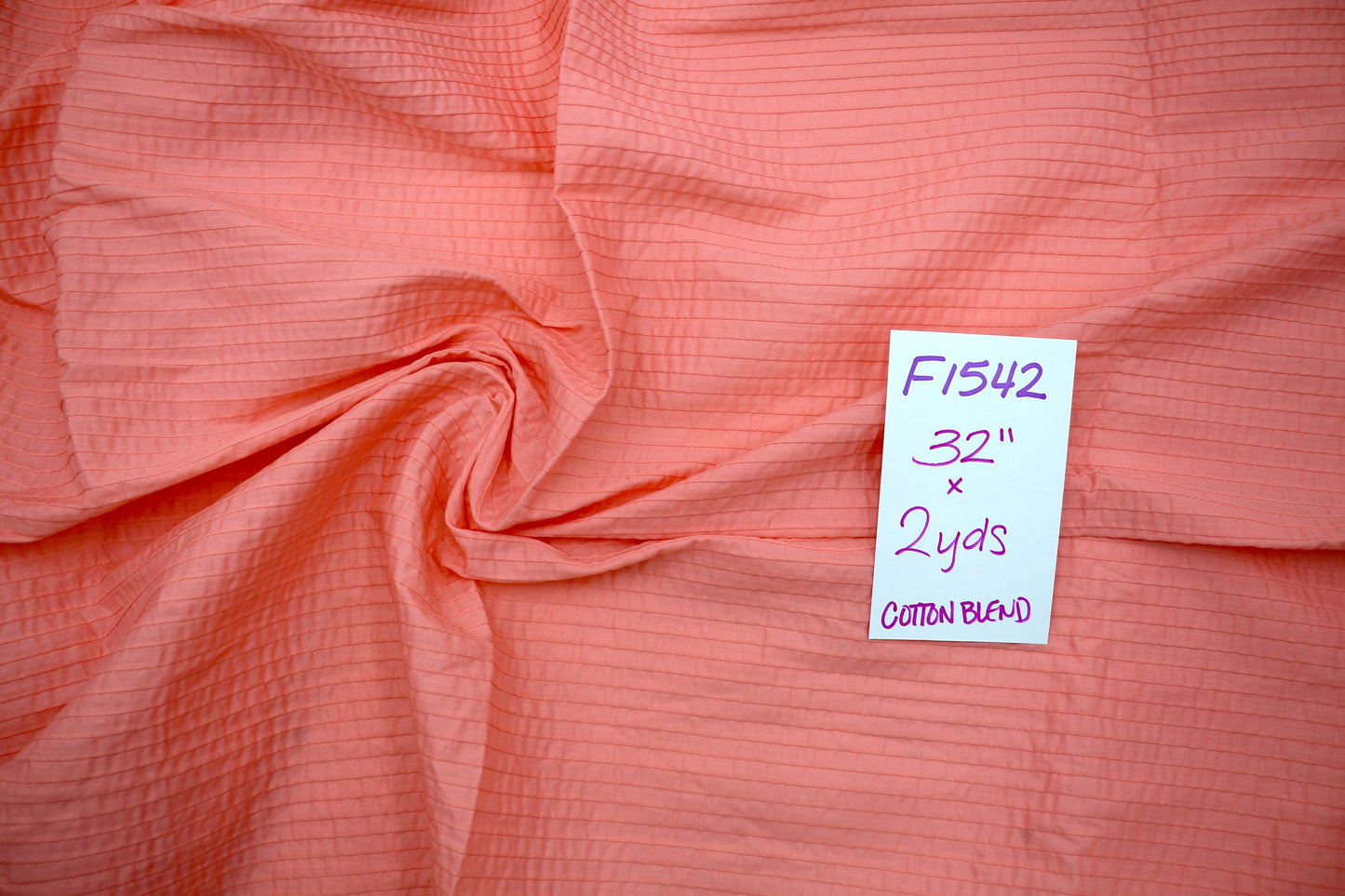 Peachy Dreams Cotton Blend Fabric 32" x 2 yds