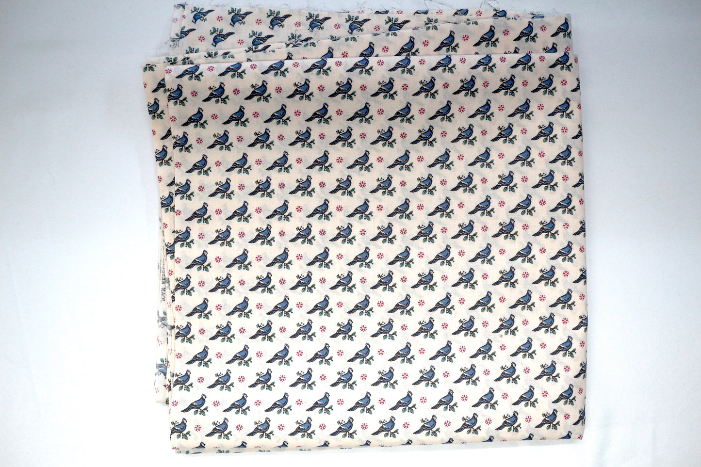 Blue Cardinal Cotton Fabric 44" x 2.25 yds