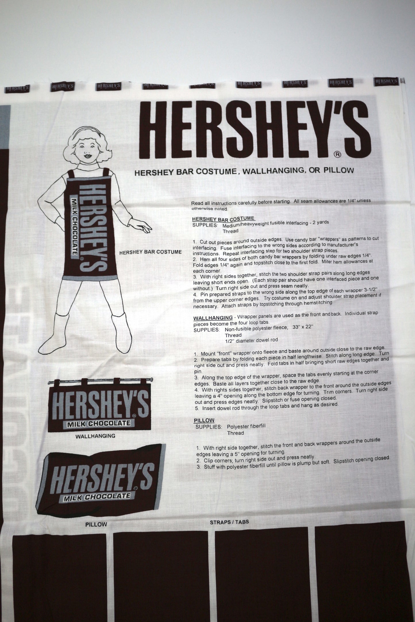 Hershey's Milk Chocolate Costume Fabric Panel