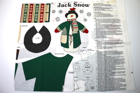 Jack Snow Cut & Sew Fabric Panel
