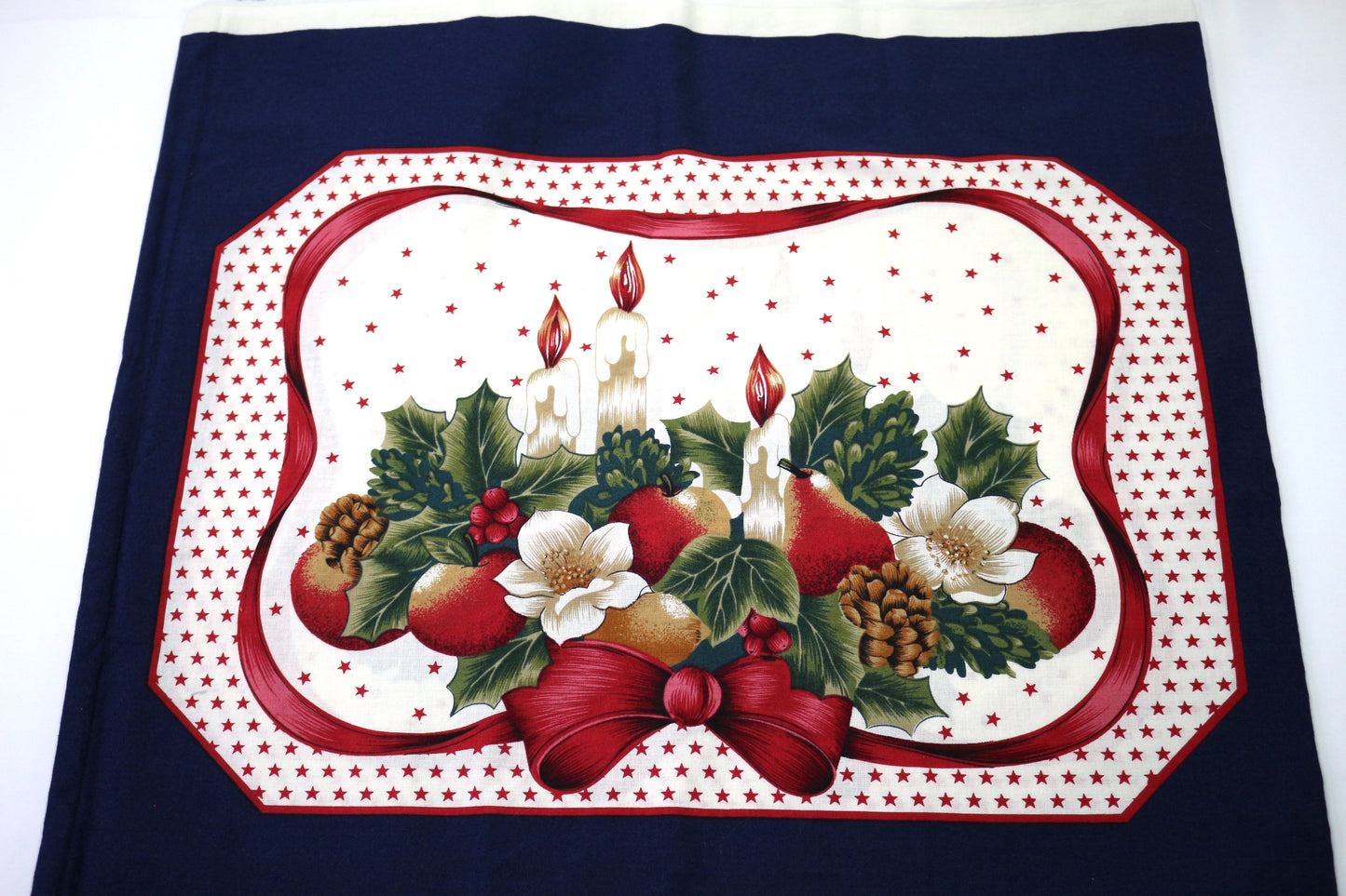 Holiday Table Placemats Cut & Sew Fabric Panel