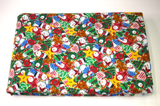 Vibrant Christmas Cotton Fabric 45" x 4 yds or 6 yds