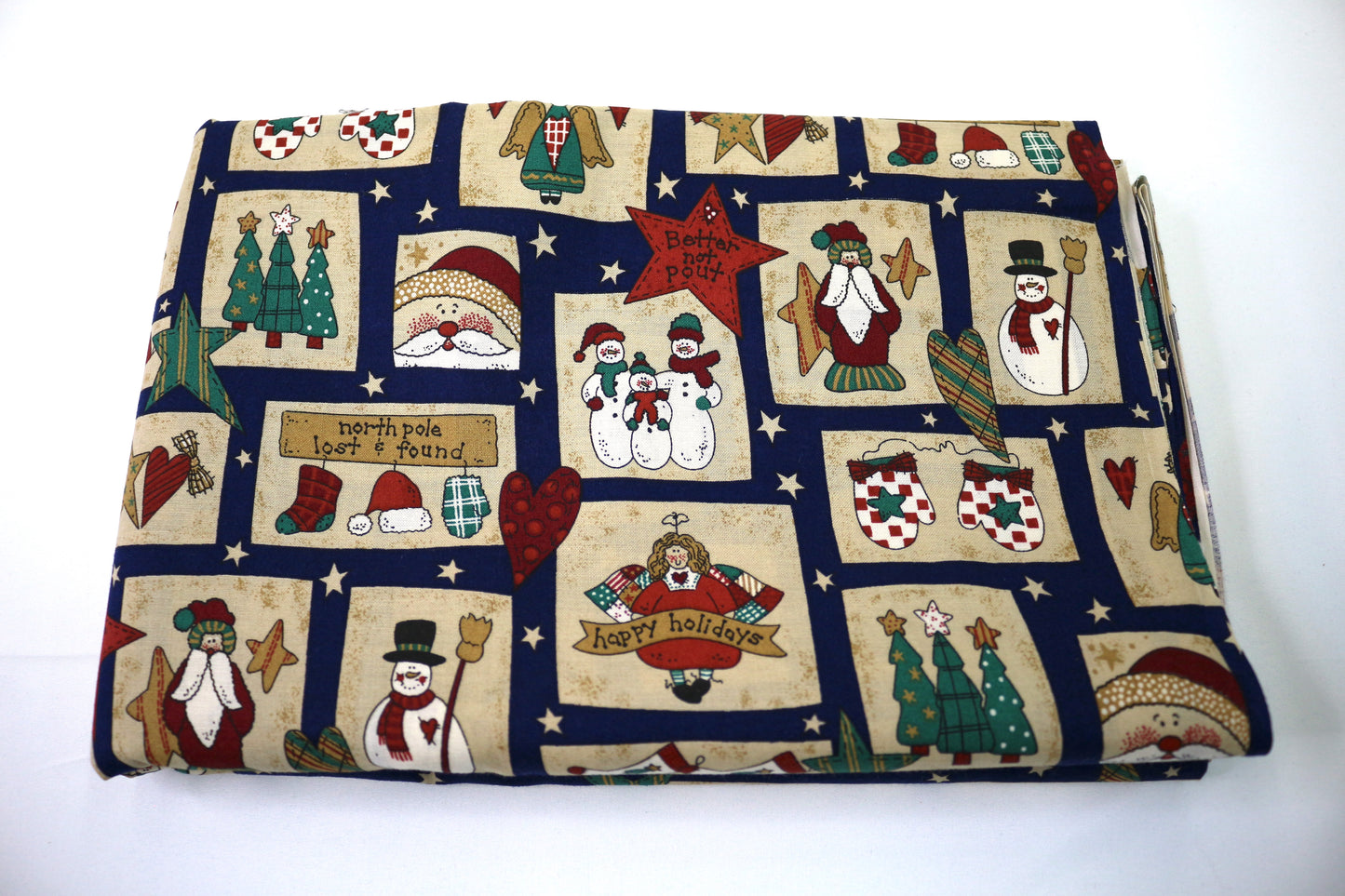Americana Christmas Cotton Fabric 44" x 3 yds