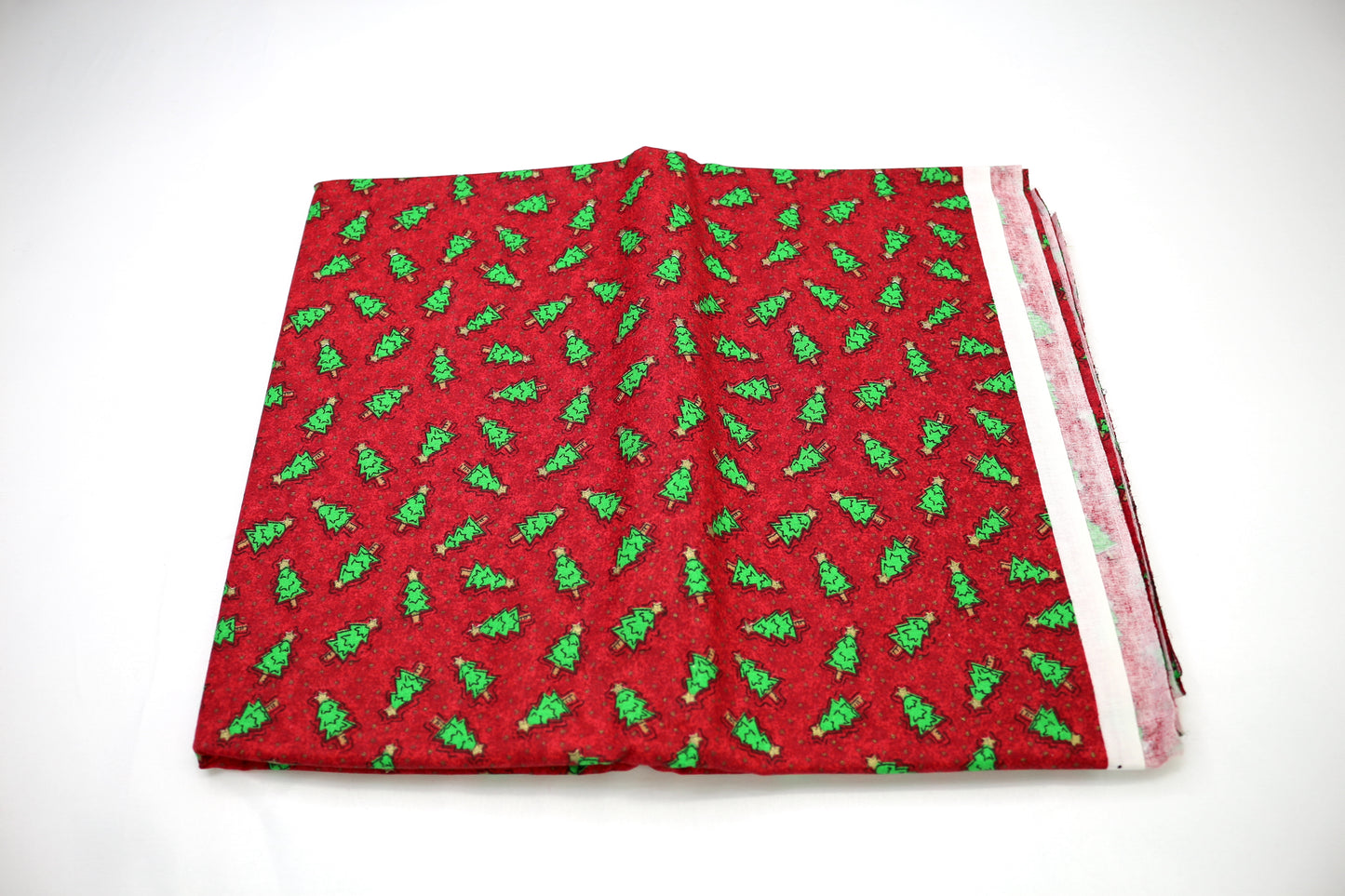 Little Christmas Trees Cotton Fabric 44" x 2 yds