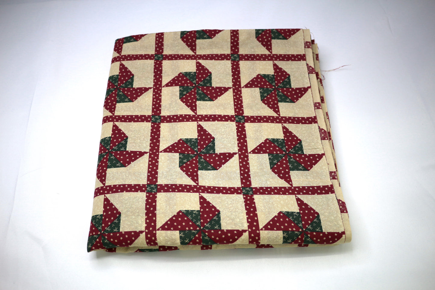 Country Pinwheels Cotton Fabric 44" x 5.25 yds