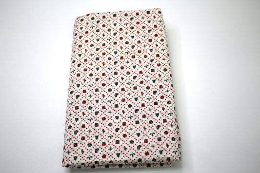 Glitter Elegant Christmas Cotton Fabric 44" x 2 yds