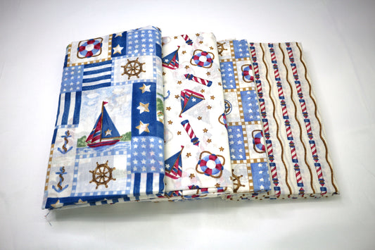 Sailing Across the Water Cotton Fabric Bundle
