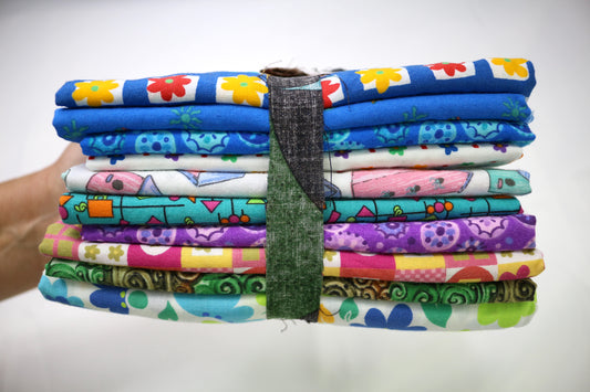 Miscellaneous Flower Cotton Fabric Bundle