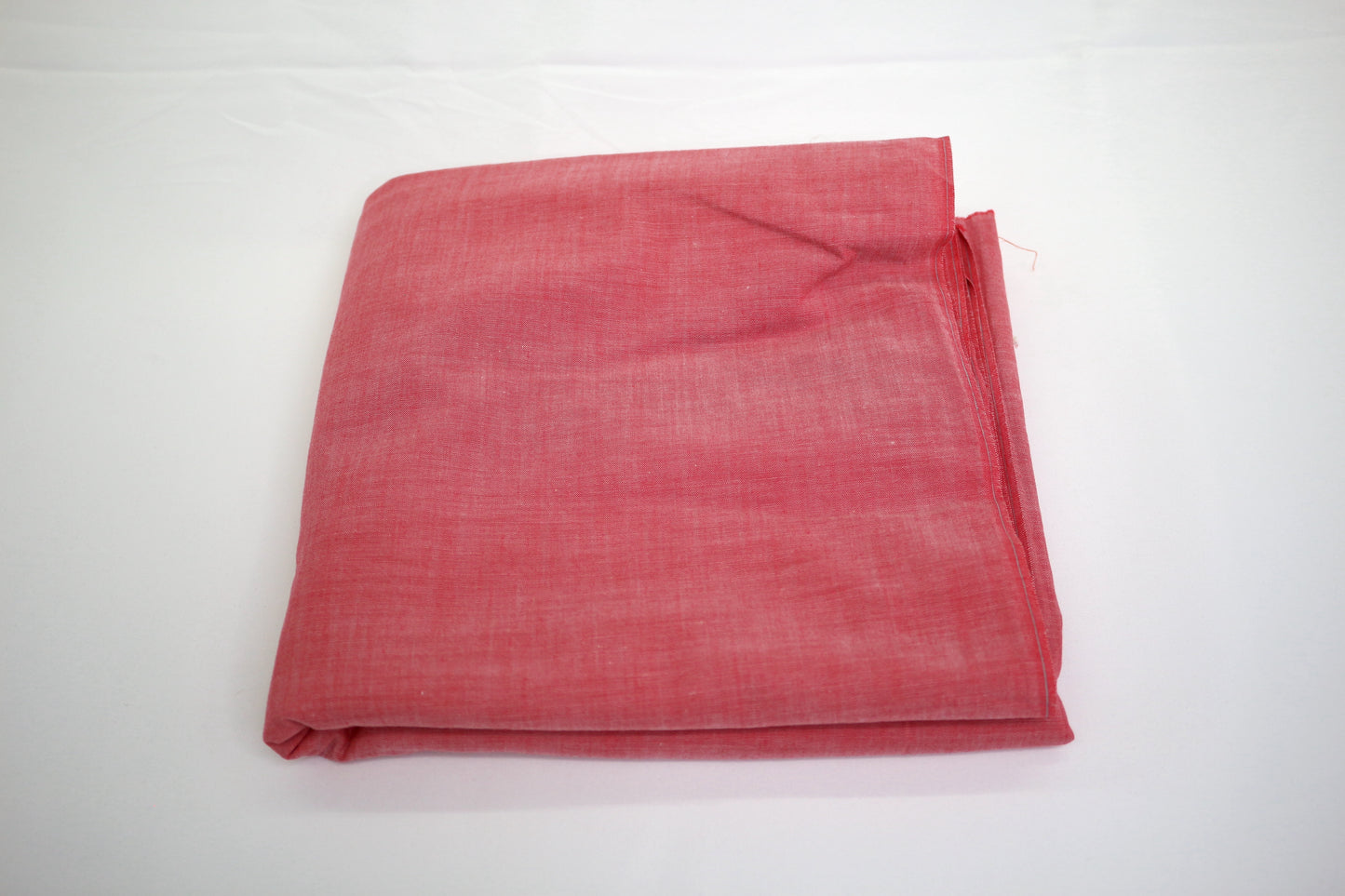 Heather Red Chambray Fabric 36" x 4 yds