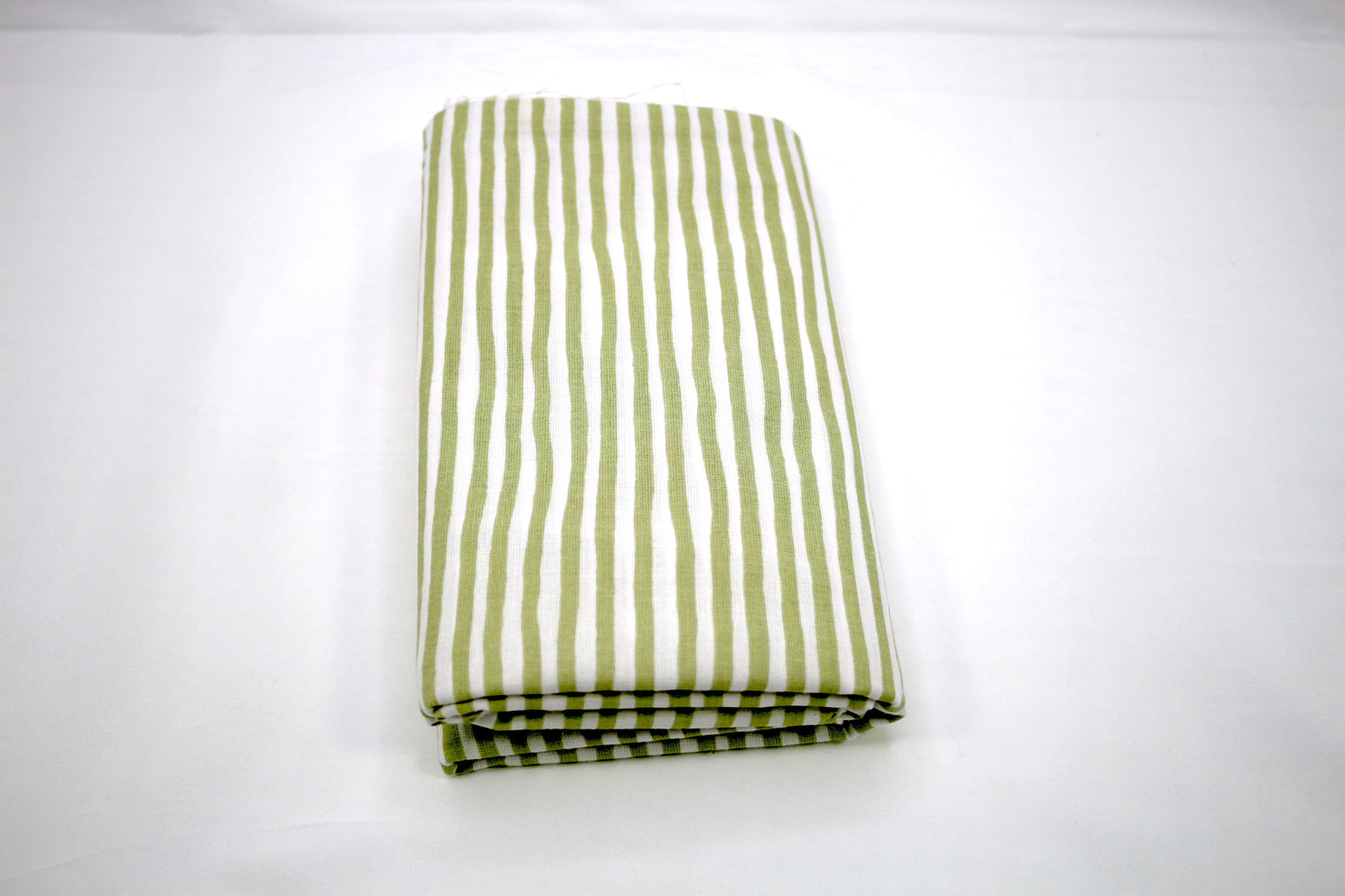 Sage Green Safari Strips Cotton Fabric 60" x 2 yds