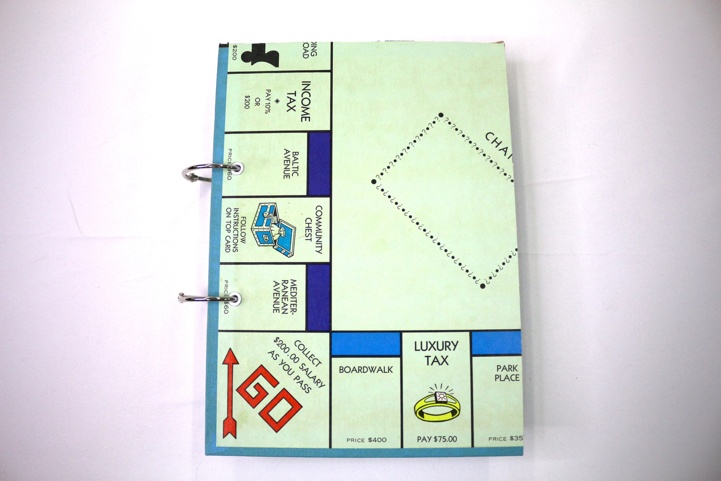 Beginner Monopoly Upcycled Junk Journal