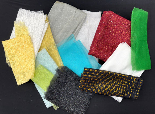 Glitter Tulle Fabric Bundle