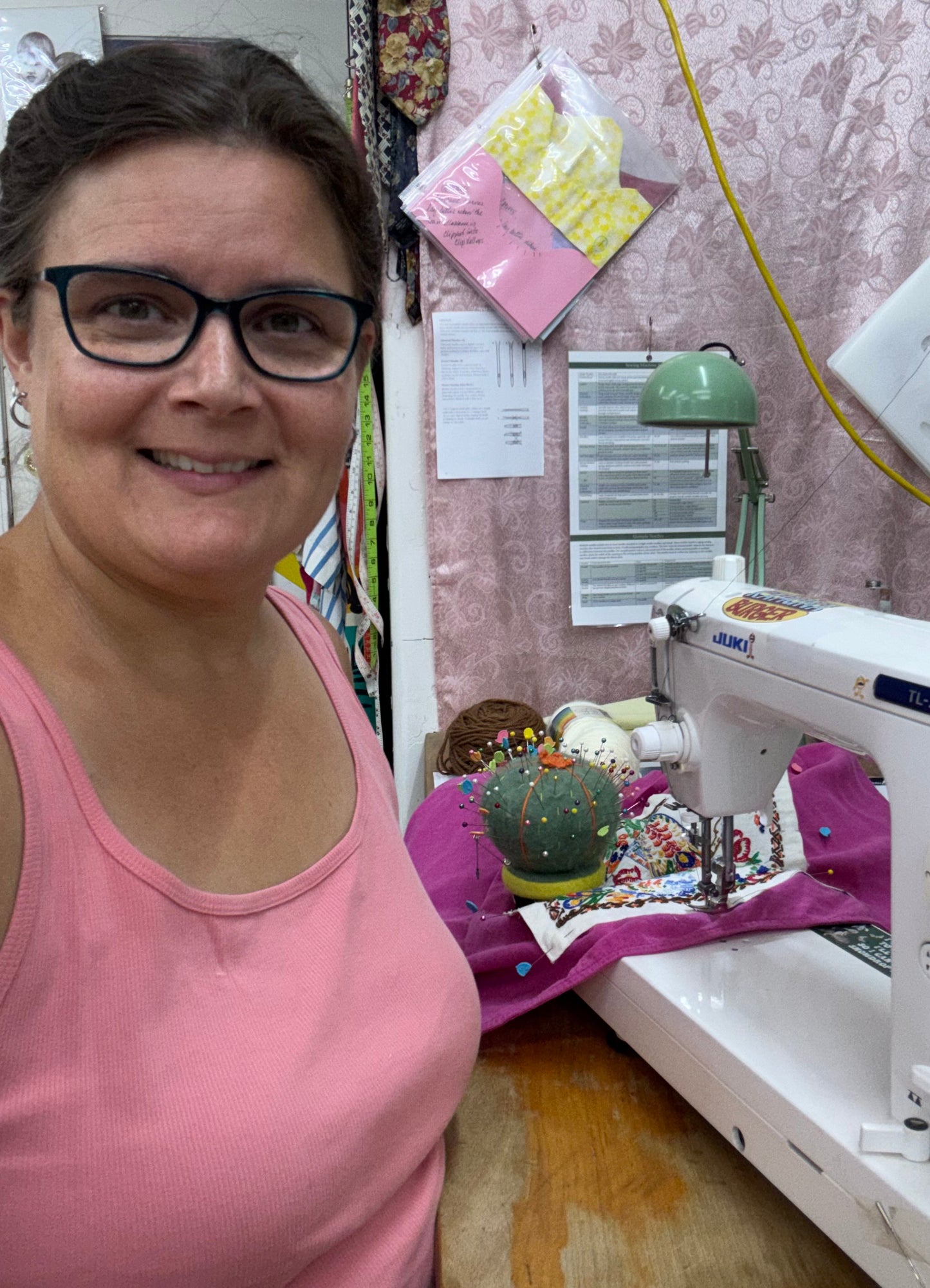 SEWING LESSON WITH OLIVIA!