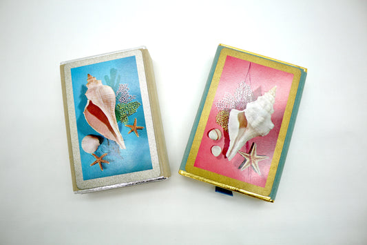 Vintage Seashell Deck of Cards, Scrapbooking Supplies, Playing Cards