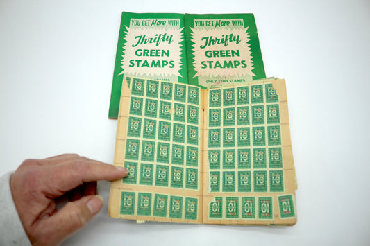 Thrifty Green Stamp Booklet Grab Bag