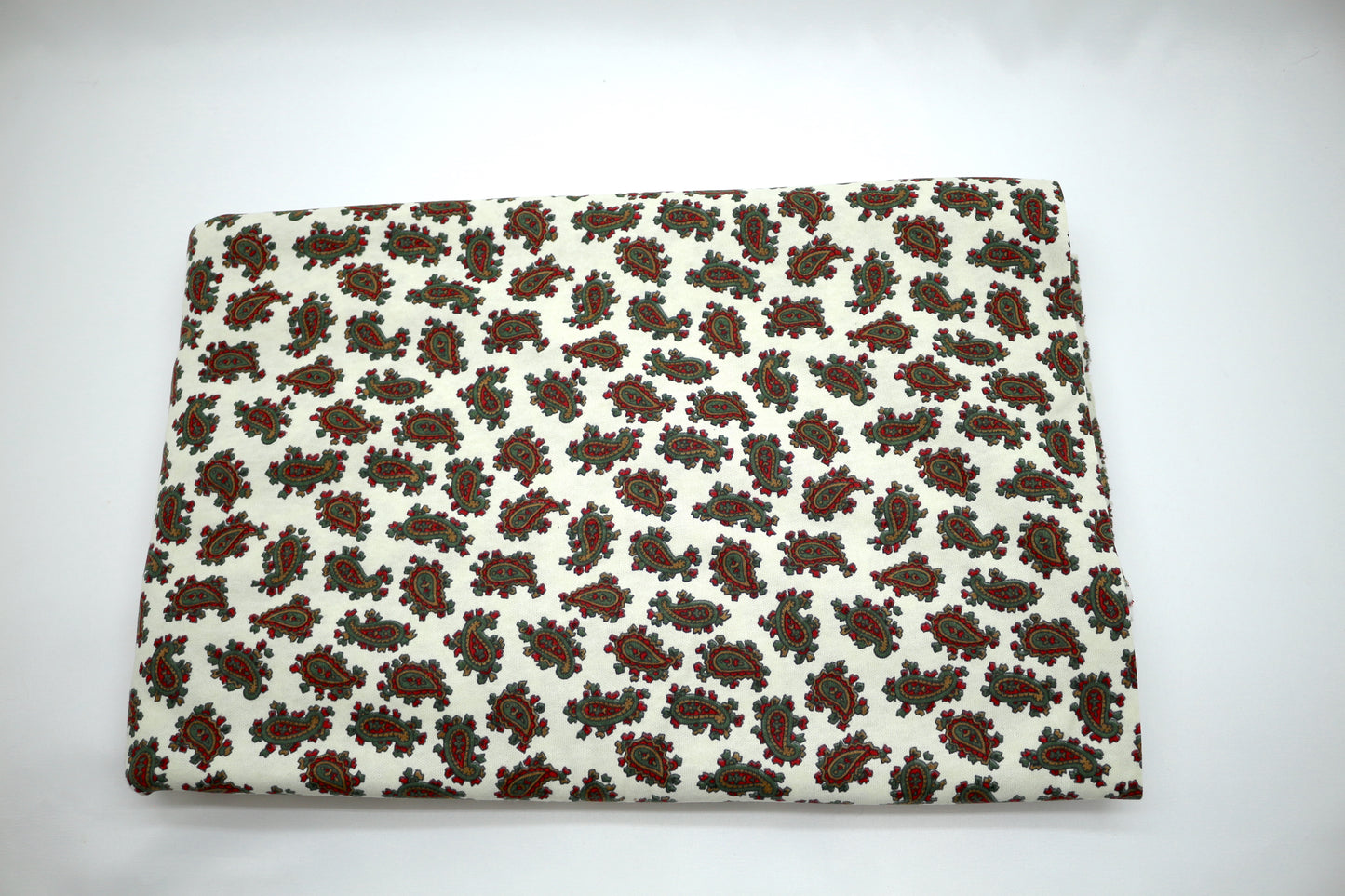 Cozy Paisley Knit Cotton Fabric 62" x 3 YDS