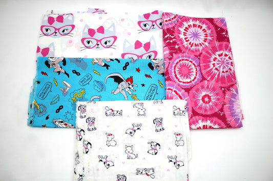 Cat or Dog Lover Cotton Fabric Bundle