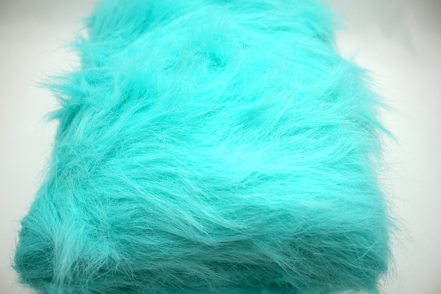Turquoise Long Hair Faux Fur 64" x 35"