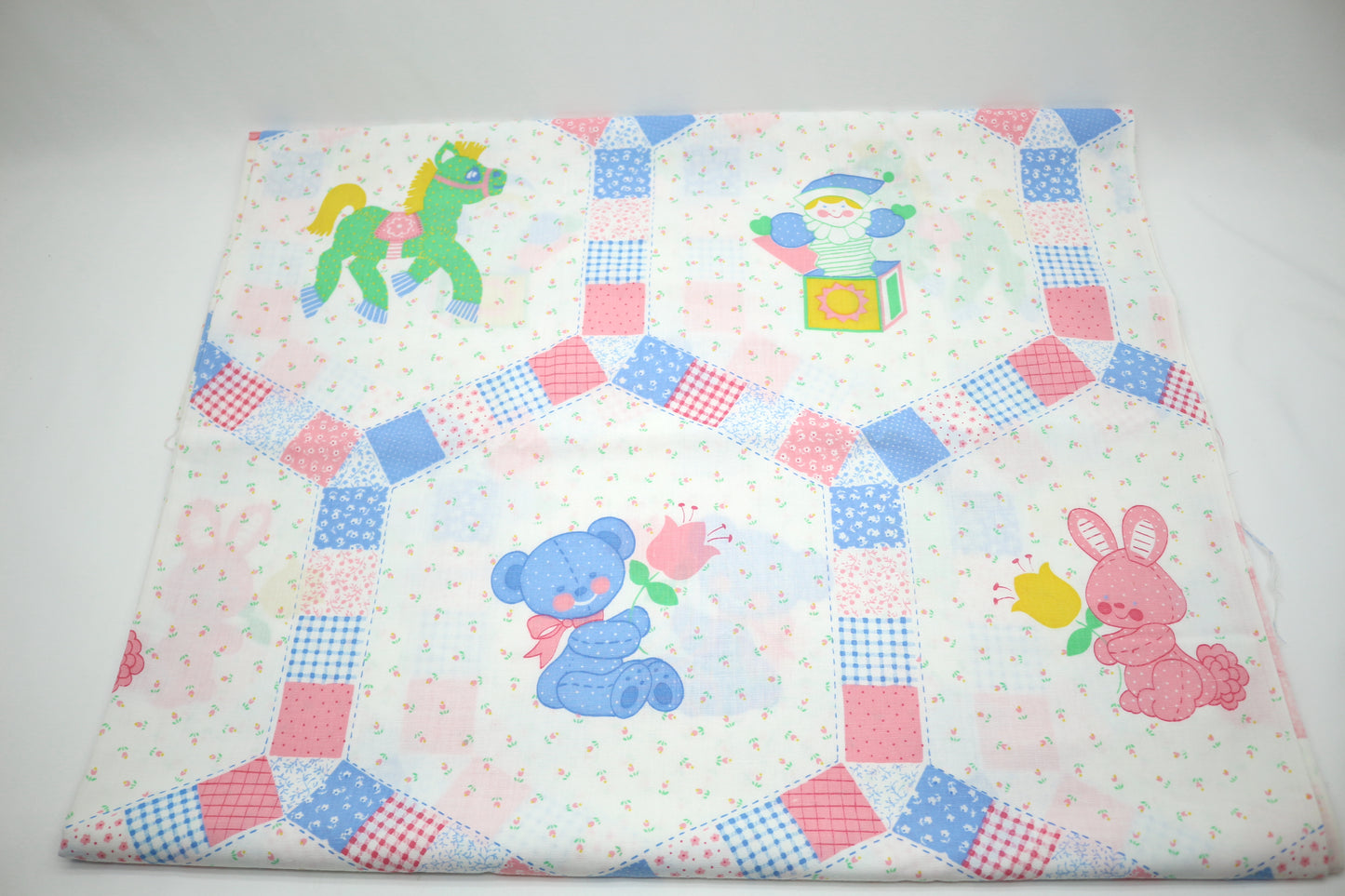 Retro Nursery Vibes Cotton Fabric 44" x 3 yds