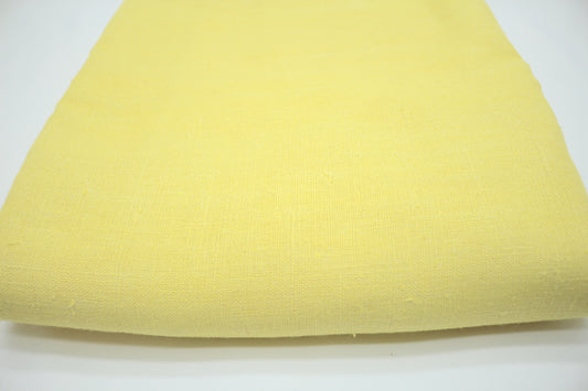 Butter is Best Yellow Linen Blend Fabric 43"x 4.25 yds