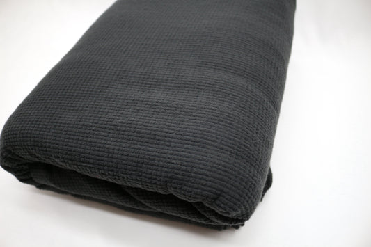 Textured Walls Black Knit Fabric 57" x 4.25 yds