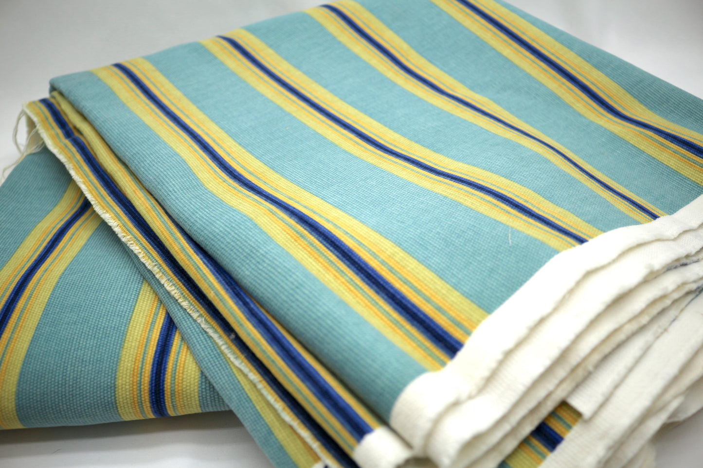 Beach Stripe Vibes Heavy Duty Fabric 56" x 5.5 yds, Affordable Sewing Supplies, Vintage Fabrics, Learning To Sew