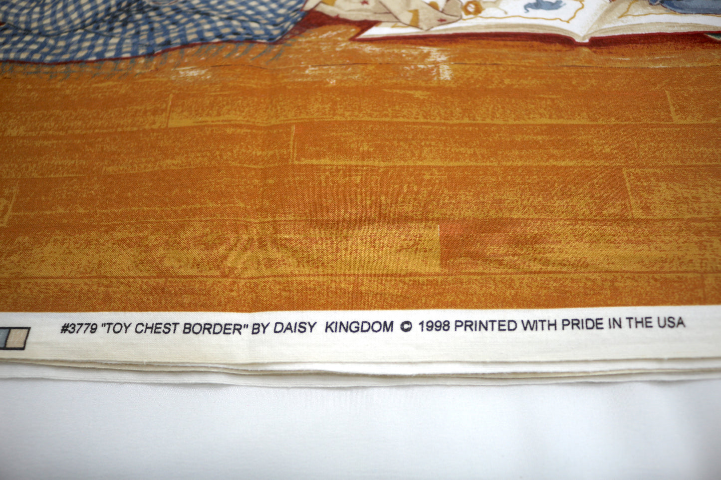 Vintage 90's Daisy Kingdom Cotton Fabric 45" x 4 yds