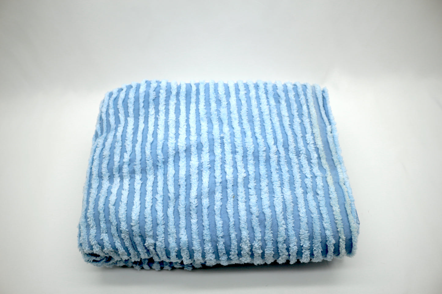 Light Blue Chenille Fabric 58" x 2 yds