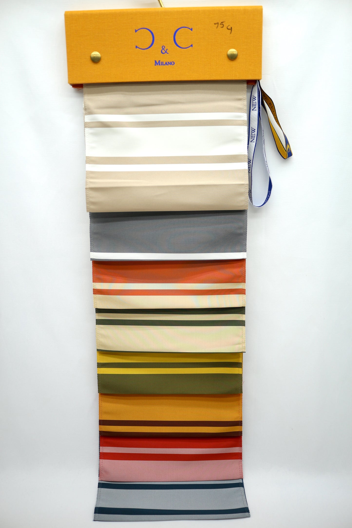 C & C Milano Double Stripe Fabric Showroom Sample