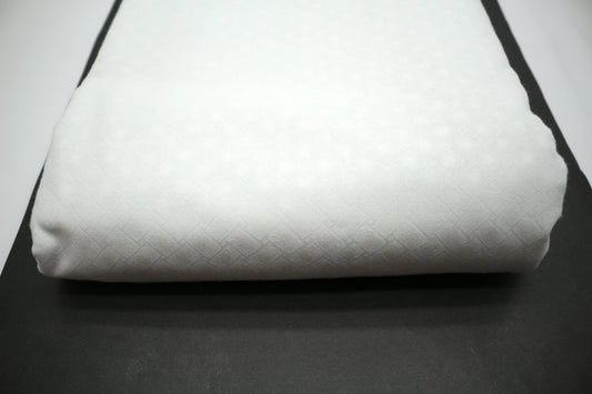 Brickyard Pattern on White Quilting Cotton Fabric 45" x 7 yds