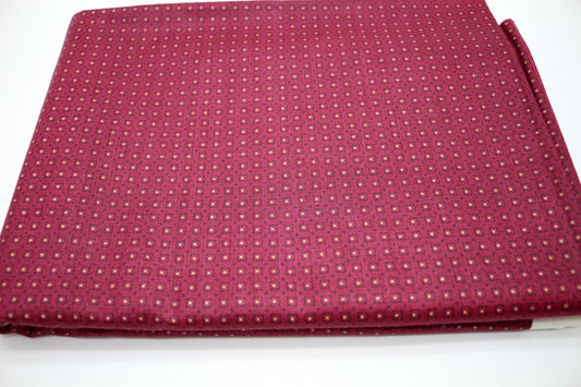 Movie Theatre Wallpaper Maroon Cotton Fabric 45" x 3 yds