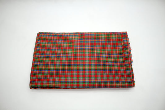 Holiday Celebrations Plaid Cotton Fabric 46" x 2.5 yds