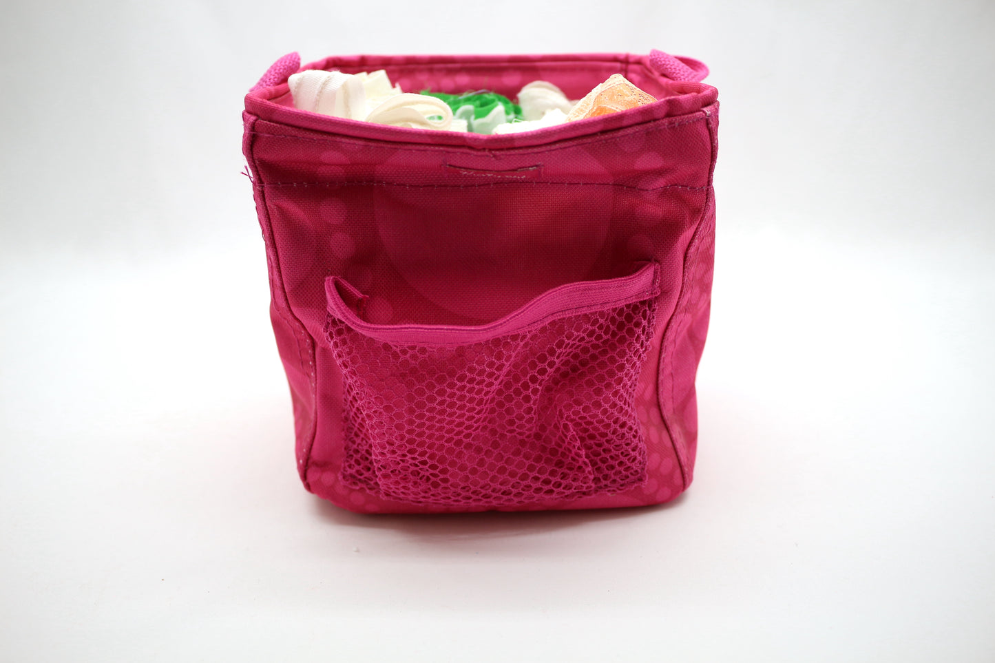 Trim FIlled Mini Tote Bag,  Trim bundle inspiration kit, mixed media, junk journal, craft lace, fabric bits pieces