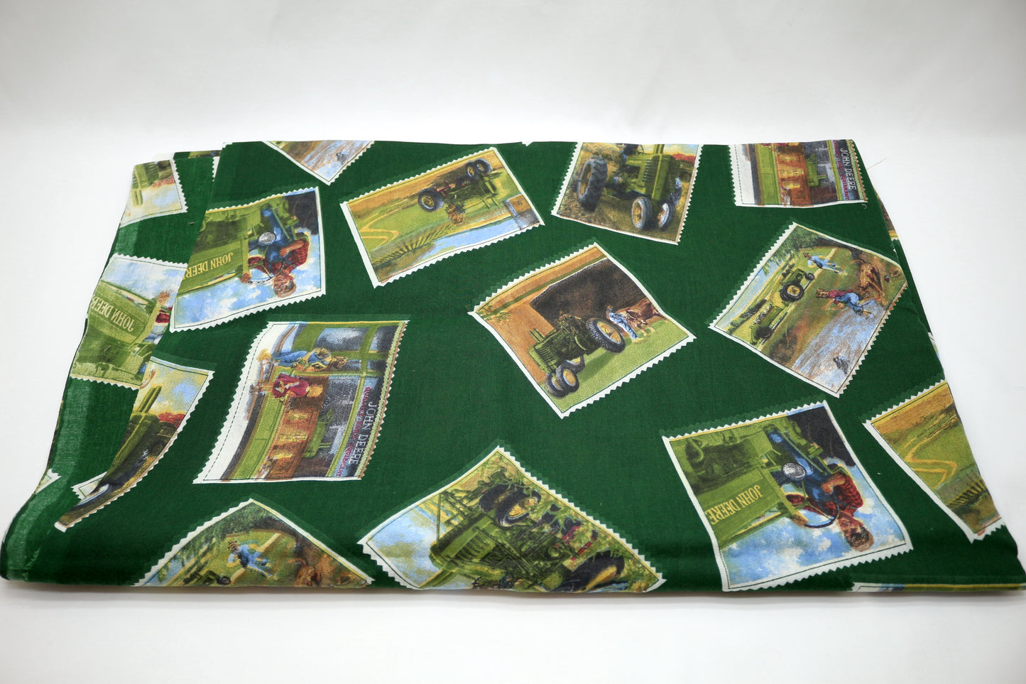 John Deere Tractors Cotton Fabric 46" x 3 yds