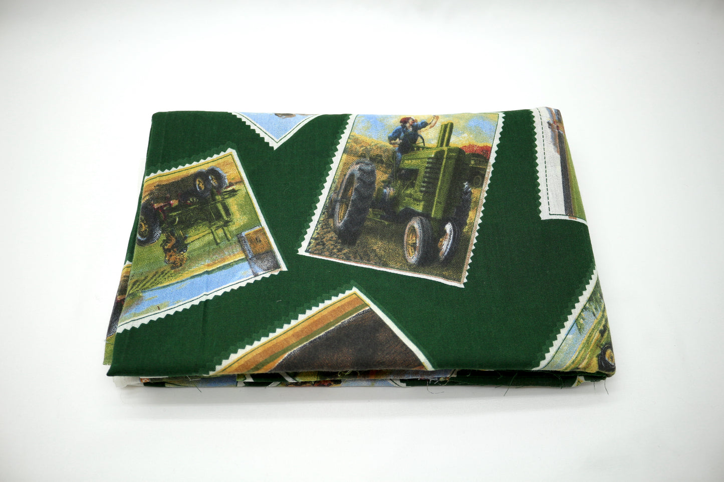 John Deere Tractors Cotton Fabric 46" x 3 yds