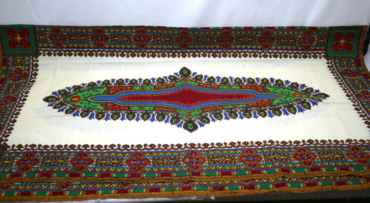 Tribal Design Panel Cotton Fabric 48.5" x 46" -2 panels